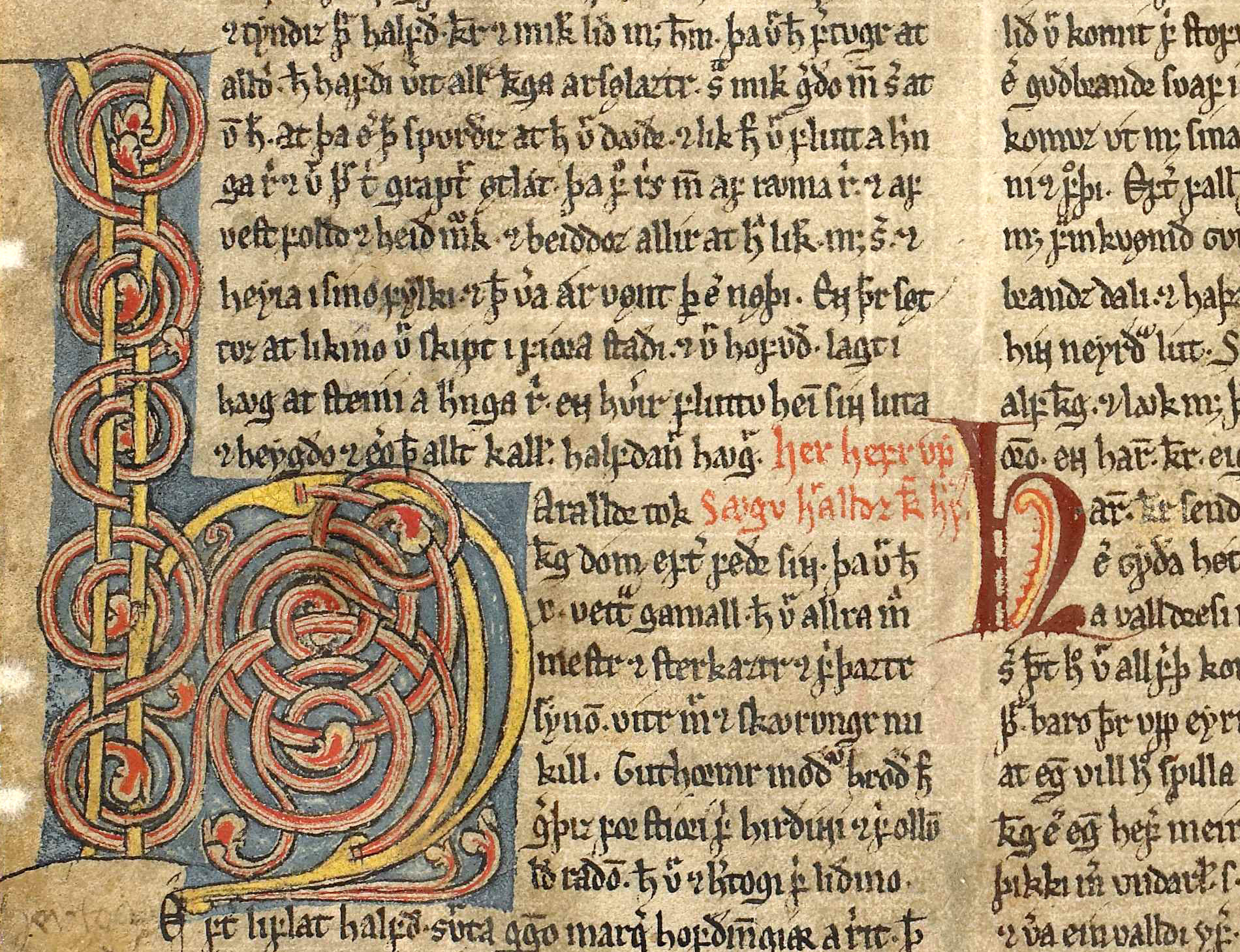 ⊕ Photo: The Arnamagnæan Collection, Copenhagen